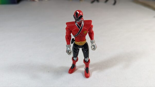 Figura ano 2010 - Power Rangers Samurai 12cm - vermelho Original SCG P.R - (BR) USADO FRETE GRÁTIS #4 BR - Image 2