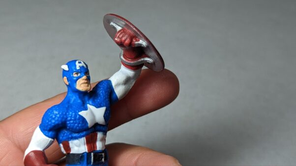 Figura de 2012 - TM & Marvel & Subs. Capitão América USADO E SEM EMBALAGEM #4 (FOI VENDIDO NO SHOPEE) - Image 2