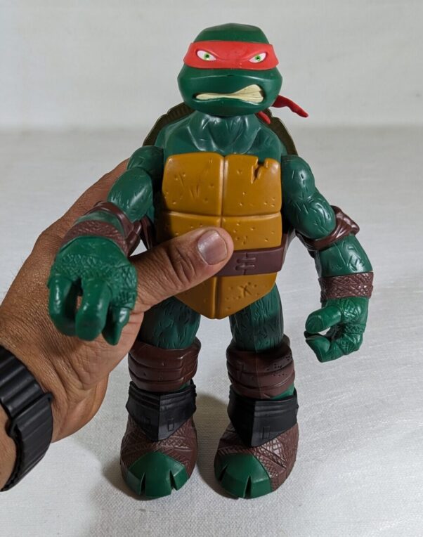 Figura de 2012 - Tartaruga Ninja Raphael 27cm 435 gramas - USADO (UK) - PREÇO DO FRETE NA DESCRIÇÃO