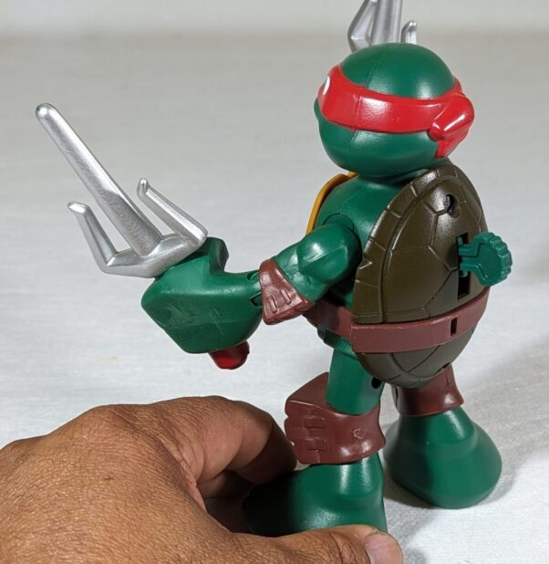 Figura de 2014 - Tartaruga Ninja Raphael 15cm 211 gramas - USADO (UK) - PREÇO DO FRETE NA DESCRIÇÃO - Image 4