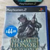 PS2 ORIGINAL MÍDIA FÍSICA E MANUAL (PAL) MEDAL OF HONOR FRONTLINE – 190 gramas – USADO (UK) PREÇO DO FRETE NA DESCRIÇÃO