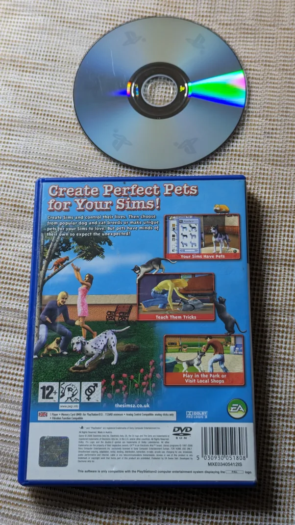 PS2 ORIGINAL MÍDIA FÍSICA E MANUAL (PAL) THE SIMS BUSTIN' OUT – 190 gramas – USADO (UK) PREÇO DO FRETE NA DESCRIÇÃO - Image 2