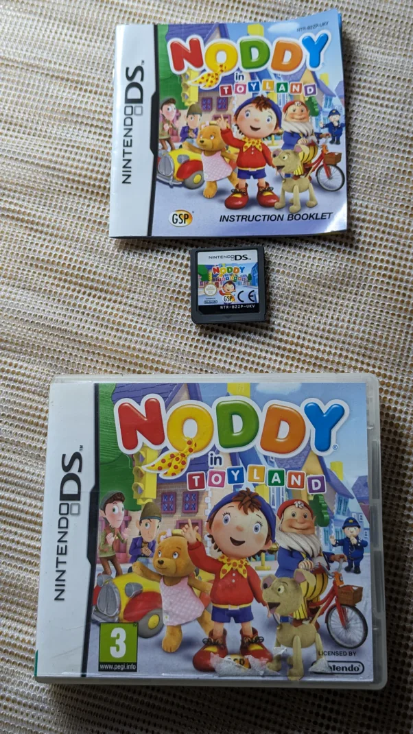 JOGO NINTENDO DS COM MANUAL NODDY IN TOYLAND - USADO (UK) PREÇO DO FRETE NA DESCRIÇÃO