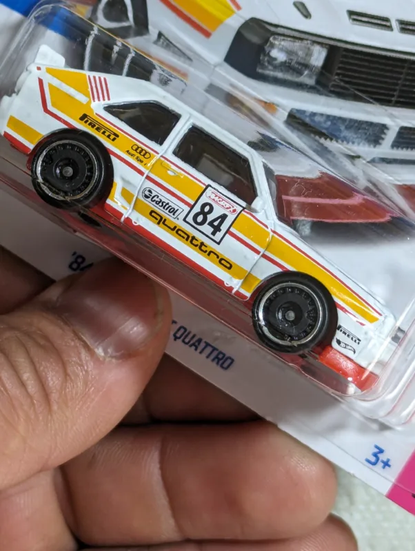 DIECAST HOT WHEELS 84 AUDI SPORT QUATTRO (HW: THE '80S) 9/10 - 152/250 – 43GRAMAS – NOVO LACRADO (UK) PREÇO DO FRETE NA DESCRIÇÃO - Image 2