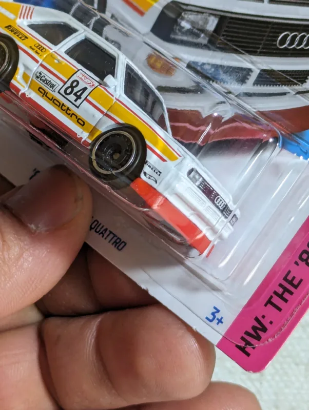 DIECAST HOT WHEELS 84 AUDI SPORT QUATTRO (HW: THE '80S) 9/10 - 152/250 – 43GRAMAS – NOVO LACRADO (UK) PREÇO DO FRETE NA DESCRIÇÃO - Image 3