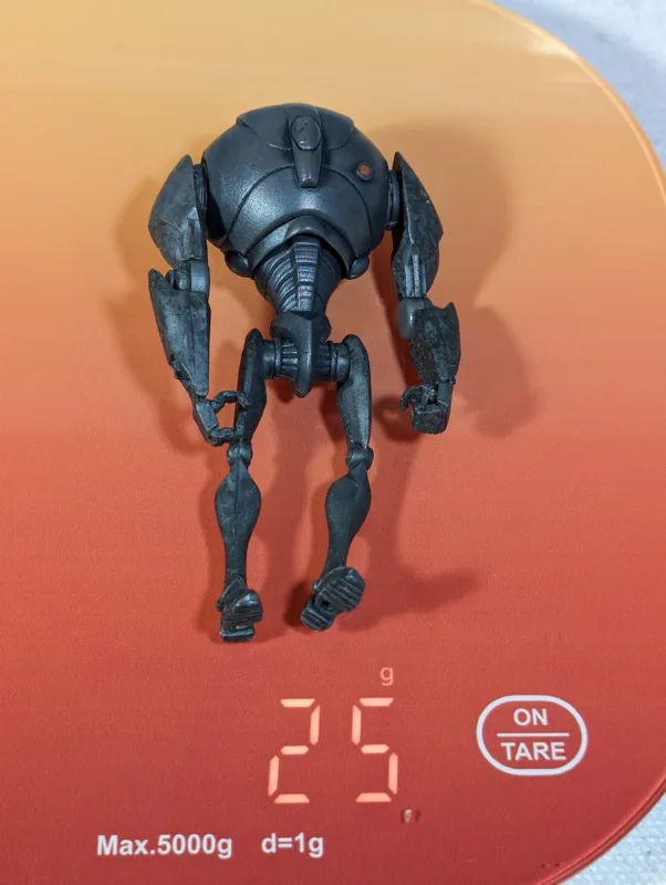 STAR WARS THE CLONE WARS - 2008 - SUPER BATTLE DROID - 25 GRAMAS - – USADO (UK) PREÇO DO FRETE NA DESCRIÇÃO - Image 6
