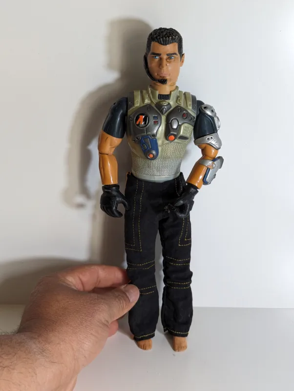 ACTION MAN 30CM – 2000 HASBRO INTERNATIONAL – 195GRAMAS – USADO (UK) PREÇO DO FRETE NA DESCRIÇÃO