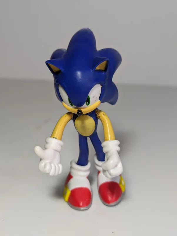 SONIC THE HEDGEHOG SONIC (SEGA - JAKKS) – 77GRAMAS – USADO (UK) PREÇO DO FRETE NA DESCRIÇÃO