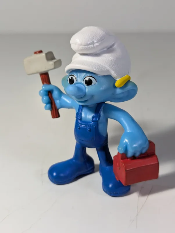 McDonald's 2013 SMURF HANDY (HABILIDOSO) – 20 GRAMAS - USADO (UK) PREÇO DO FRETE NA DESCRIÇÃO