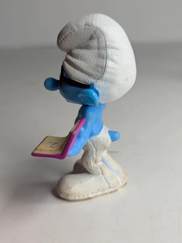 McDonald's 2013 SMURF BRAINY (GÊNIO)  – 20 GRAMAS - USADO (UK) PREÇO DO FRETE NA DESCRIÇÃO - Image 2