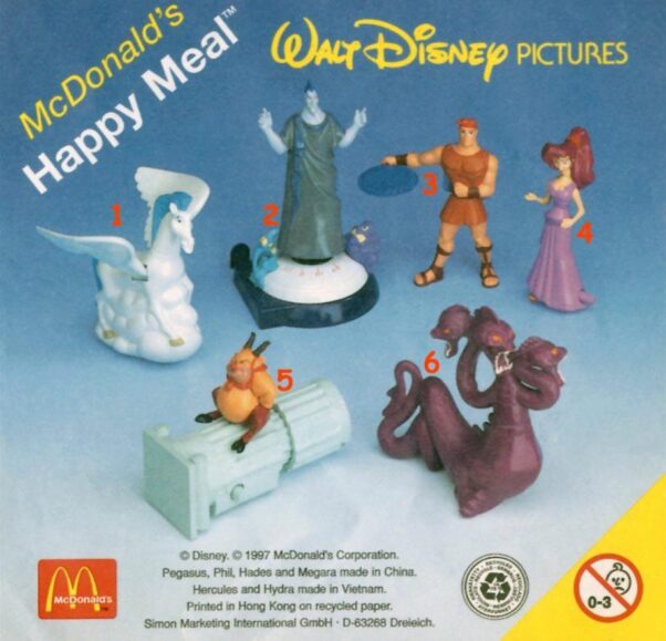 Figura de 1997 – McDonald’s HERCULES - 55 GRAMAS – #2 USADO (UK) PREÇO DO FRETE NA DESCRIÇÃO - Image 2