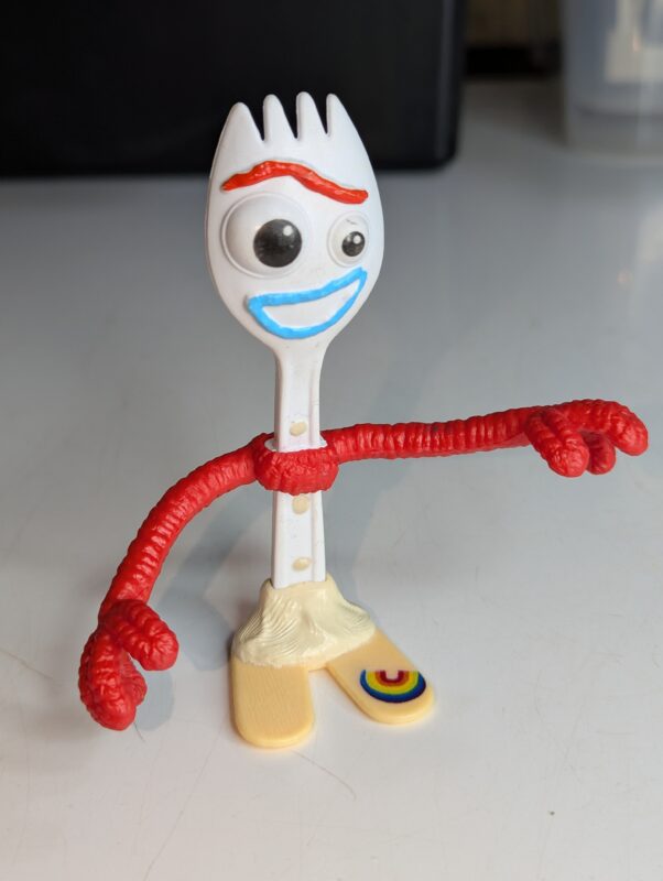 FIGURA TOY STORY 4 DISNEY/PIXAR TRUE TALKERS FORK 2018 – 25 GRAMAS – #3 USADO (UK) PREÇO DO FRETE NA DESCRIÇÃO