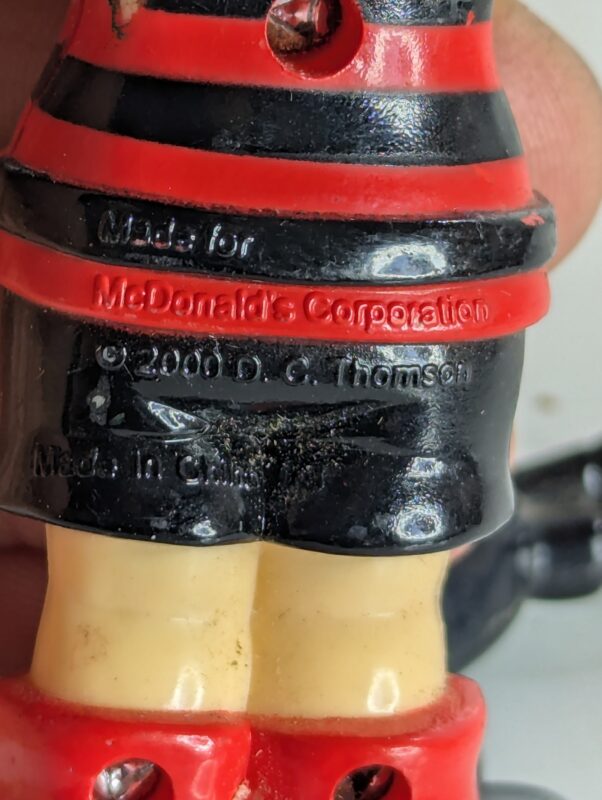 FIGURA DE 2000 – MCDONALD'S THE BASH STREET KIDS (DENNIS THE MENACE) - THE BEANO - 37 GRAMAS – #3 USADO (UK) PREÇO DO FRETE NA DESCRIÇÃO - Image 9