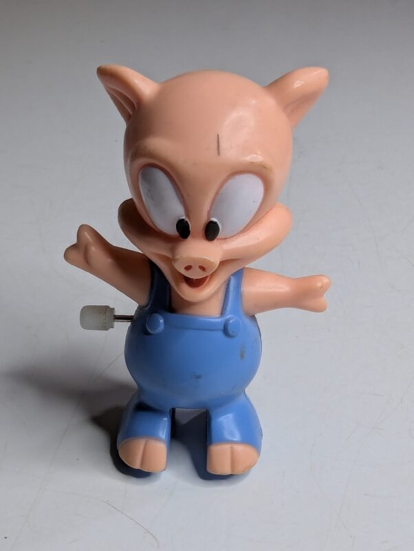 FIGURA DE 1994 – BURG KING LOONEY TUNES PORKY PIG – 25 GRAMAS – #3 USADO (UK) PREÇO DO FRETE NA DESCRIÇÃO