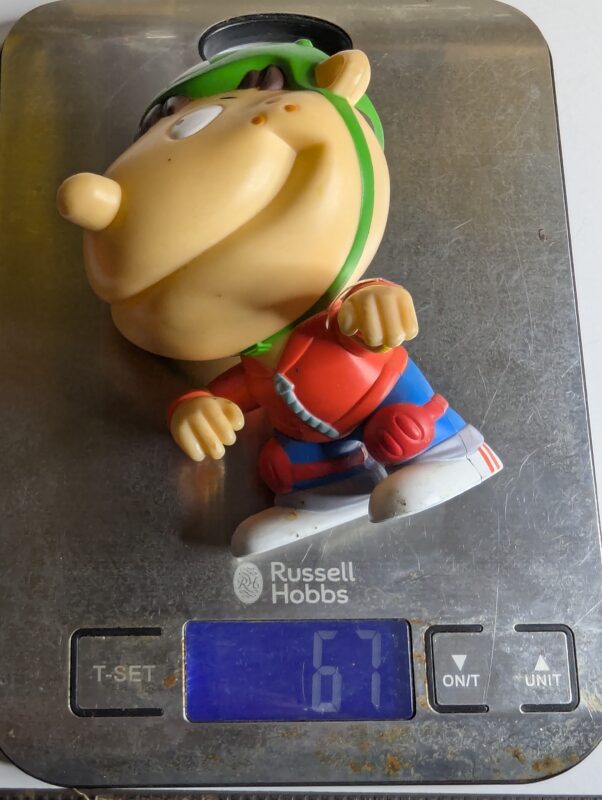 FIGURA DE 2002 – McDonald’s LITTLE MONSTERS (DANGEROUS DAVE) - TV TREVOR - 66 GRAMAS – #3 USADO (UK) PREÇO DO FRETE NA DESCRIÇÃO - Image 8