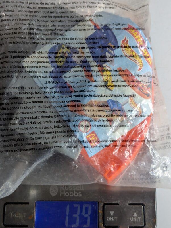DIECAST DE 2001 HAPPY MEAL HOT WHEELS F1 LACRADO - 139 GRAMAS – #3 (UK) PREÇO DO FRETE NA DESCRIÇÃO - Imagem 9