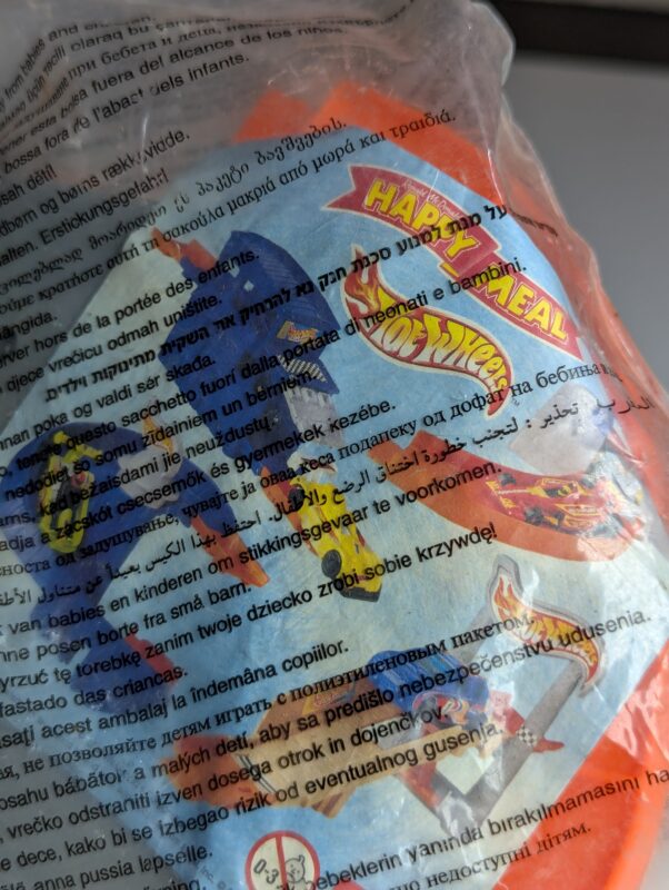 DIECAST DE 2001 HAPPY MEAL HOT WHEELS F1 LACRADO - 139 GRAMAS – #3 (UK) PREÇO DO FRETE NA DESCRIÇÃO - Imagem 3