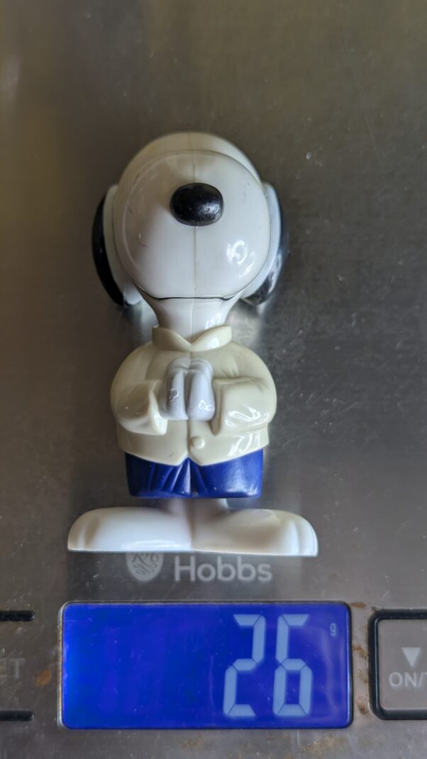 FIGURA DE 1999 MCDONALD'S SNOOPY WORLD TOUR (TAILÂNDIA) - 26 GRAMAS - #4 USADO (UK) PREÇO DO FRETE NA DESCRIÇÃO - Imagem 6