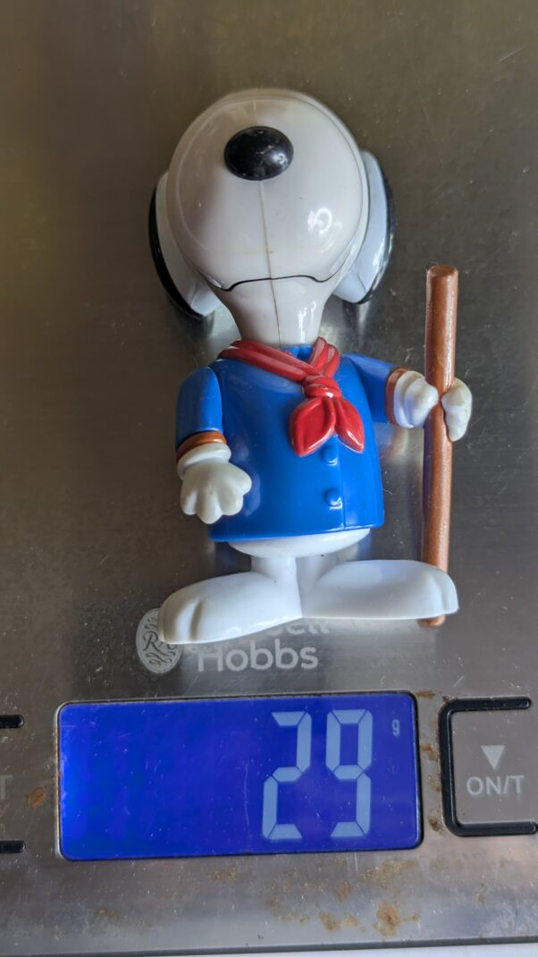 FIGURA DE 1999 MCDONALD'S SNOOPY WORLD TOUR (ITÁLIA) - 29 GRAMAS - #4 USADO (UK) PREÇO DO FRETE NA DESCRIÇÃO - Imagem 8