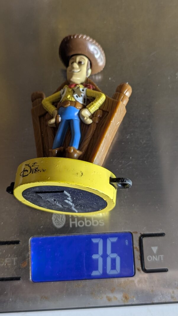 FIGURA DE 1999 - MCDONALD'S TOY STORY WOODY DISNEY TRAIN (DISNEYLAND PARIS) – 36 GRAMAS – #4 USADO (UK) PREÇO DO FRETE NA DESCRIÇÃO - Imagem 8