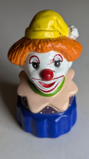 FIGURA SEM MARCA PALHAÇO APONTADOR DE LÁPIS – 20 GRAMAS - #4 USADO (UK) PREÇO DO FRETE NA DESCRIÇÃO