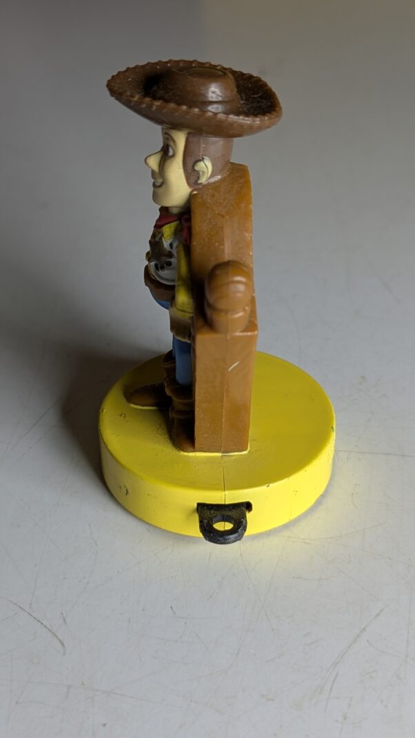 FIGURA DE 1999 - MCDONALD'S TOY STORY WOODY DISNEY TRAIN (DISNEYLAND PARIS) – 36 GRAMAS – #4 USADO (UK) PREÇO DO FRETE NA DESCRIÇÃO - Imagem 4