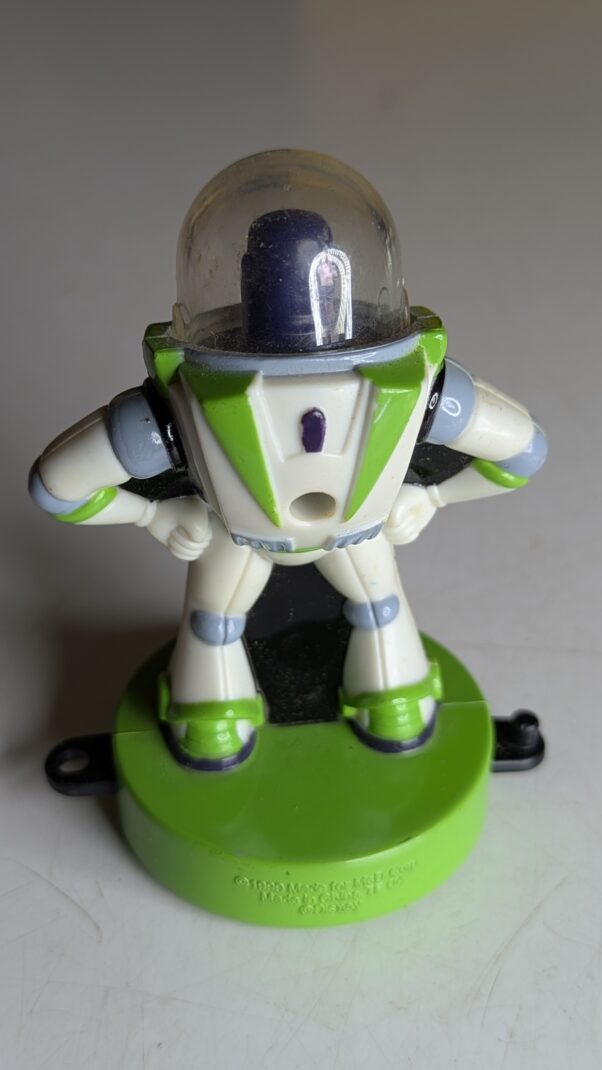 FIGURA DE 1999 - MCDONALD'S TOY STORY BUZZ LIGHTYEAR DISNEY TRAIN (DISNEYLAND PARIS) – 38 GRAMAS – #4 USADO (UK) PREÇO DO FRETE NA DESCRIÇÃO - Imagem 4