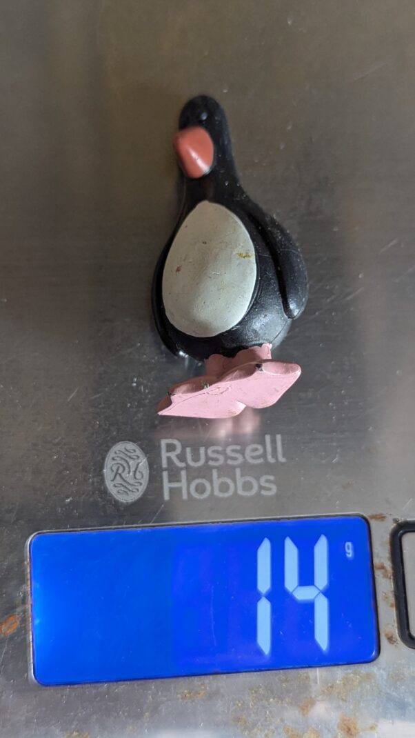 FIGURA DE 1989 WALLACE & GROMIT (FEATHERS McGraw) W & G – 14 GRAMAS - #4 USADO (UK) PREÇO DO FRETE NA DESCRIÇÃO - Imagem 7