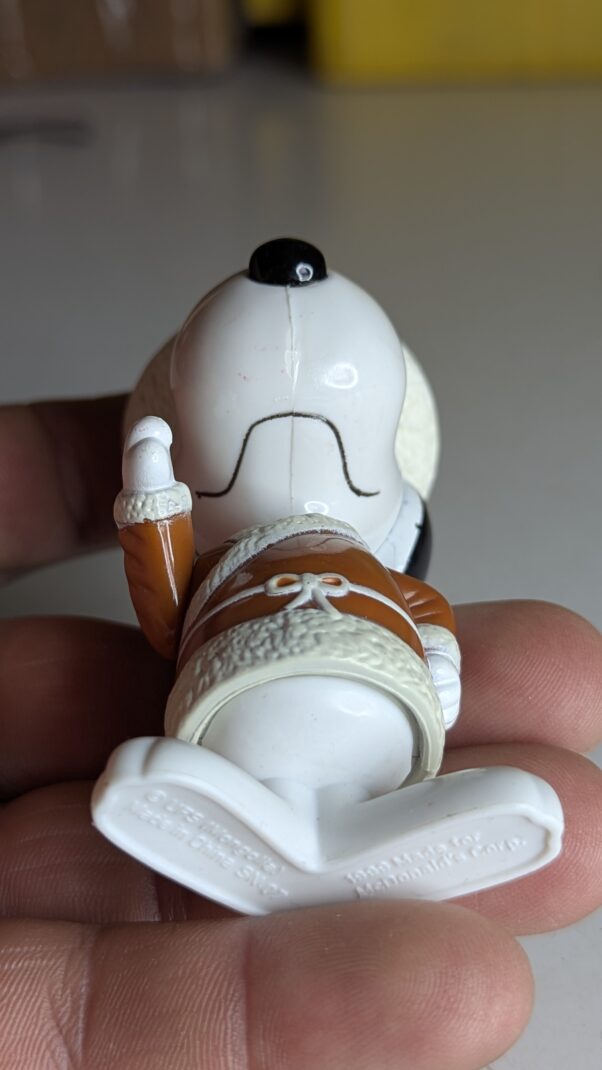 FIGURA DE 1999 MCDONALD'S SNOOPY WORLD TOUR (MONGÓLIA) - 37 GRAMAS - #4 USADO (UK) PREÇO DO FRETE NA DESCRIÇÃO - Imagem 6