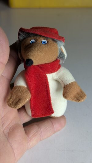FIGURA DE 1999 PLUSH McDonalds ORINOCO WOMBLE BEANIE – 17 GRAMAS - #4 USADO (UK) PREÇO DO FRETE NA DESCRIÇÃO
