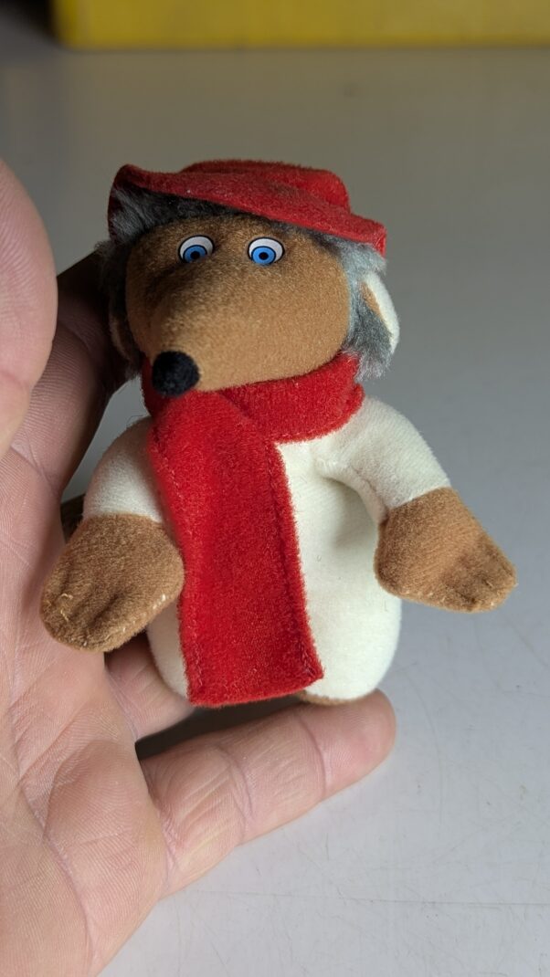 FIGURA DE 1999 PLUSH McDonalds ORINOCO WOMBLE BEANIE – 17 GRAMAS - #4 USADO (UK) PREÇO DO FRETE NA DESCRIÇÃO
