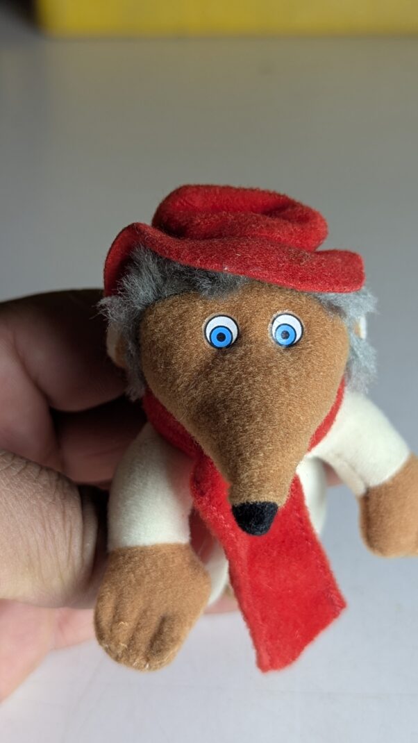 FIGURA DE 1999 PLUSH McDonalds ORINOCO WOMBLE BEANIE – 17 GRAMAS - #4 USADO (UK) PREÇO DO FRETE NA DESCRIÇÃO - Imagem 2