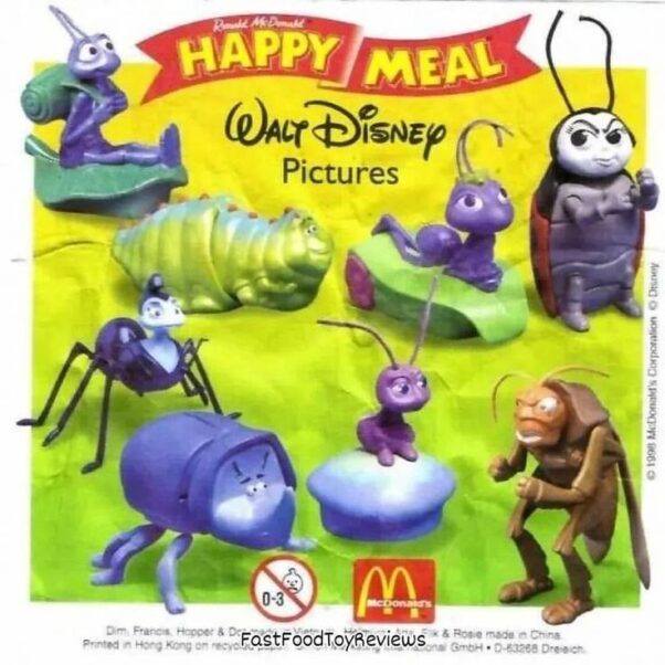 FIGURA DE 1999 McDonalds A BUG'S LIFE PRINCESS ATTA – 32 GRAMAS - #4 USADO (UK) PREÇO DO FRETE NA DESCRIÇÃO - Imagem 9