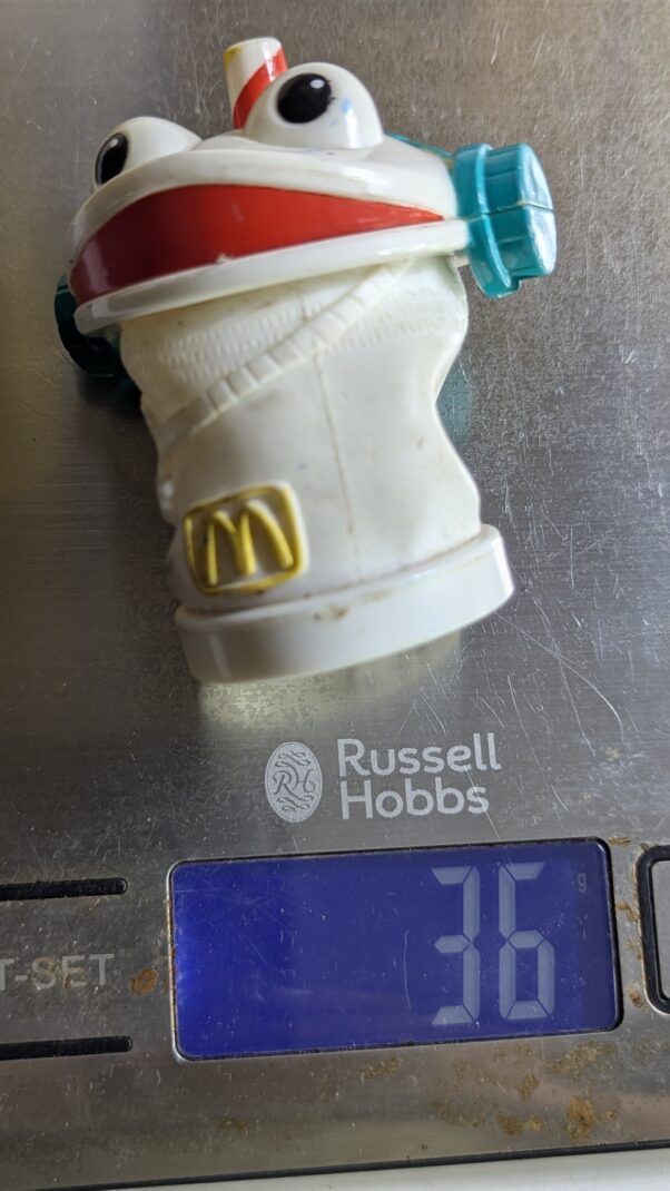 FIGURA DE 1991 - MCDONALD'S MC ROCKIN FOODS - 36 GRAMAS - USADO (UK) PREÇO DO FRETE NA DESCRIÇÃO - Imagem 6