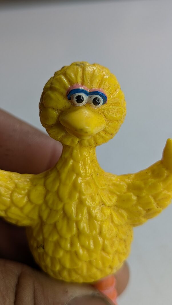 FIGURA 1980 - (VILA SÉSAMO) SESAME STREET GARIBALDO - 30 GRAMAS - USADO (UK) PREÇO DO FRETE NA DESCRIÇÃO - Imagem 2