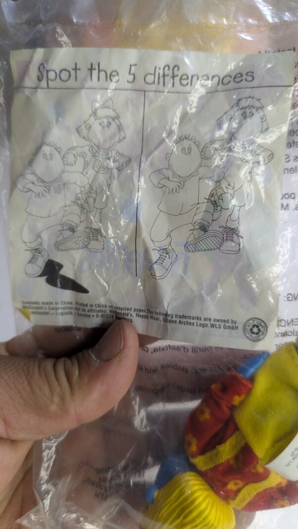 FIGURA DE 2001 - MCDONALD'S TWEENIES (BELLA) LACRADO – 30 GRAMAS - #4 USADO (UK) PREÇO DO FRETE NA DESCRIÇÃO - Imagem 6