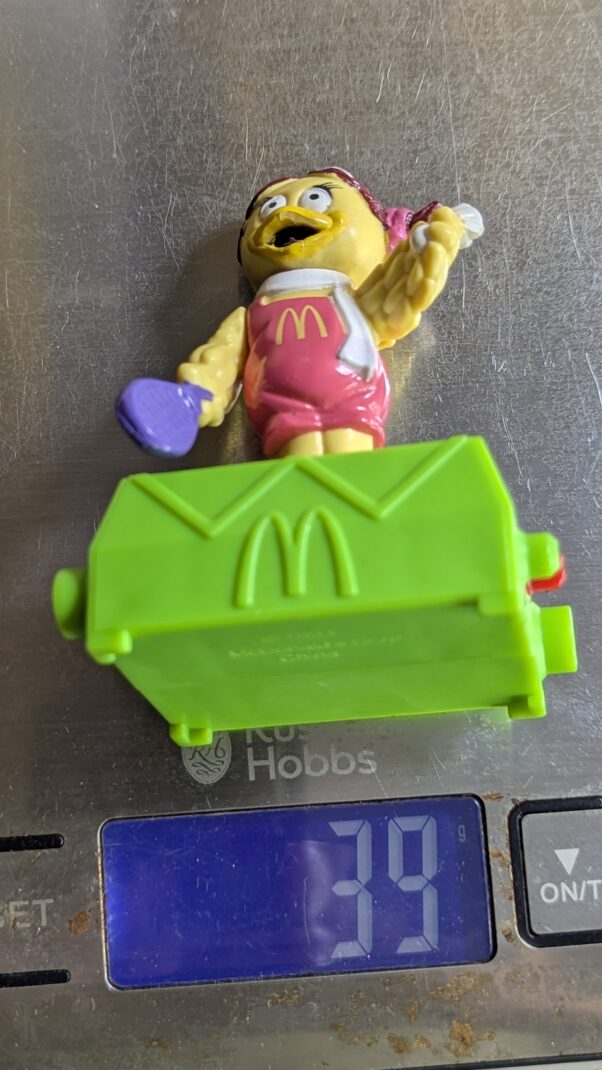 FIGURA DE 1993 - MCDONALD'S BIRDIE  TWISTING  SPORTS – 39 GRAMAS - USADO (UK) PREÇO DO FRETE NA DESCRIÇÃO - Imagem 8
