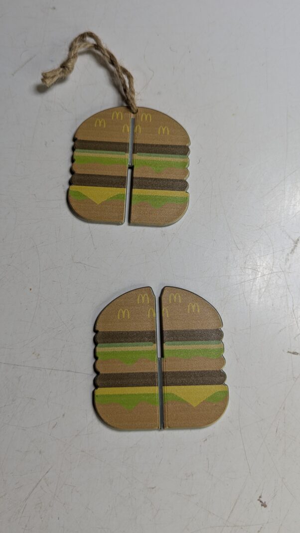 FIGURA MCDONALD'S BOLA DE NATAL (MCDONALD'S CHRISTMAS BAUBLE) – 25 GRAMAS - USADO (UK) PREÇO DO FRETE NA DESCRIÇÃO - Imagem 4