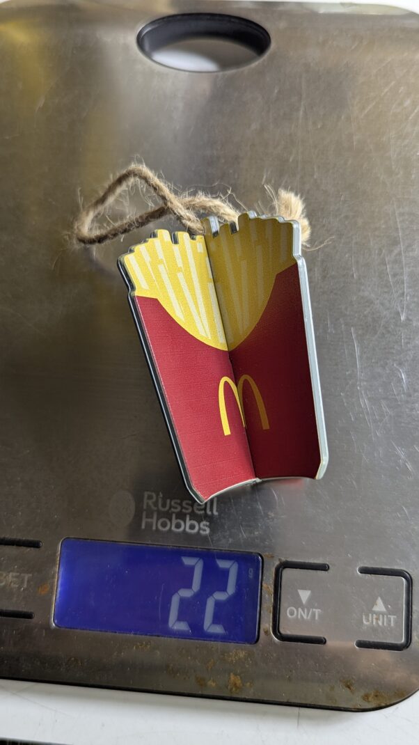 FIGURA MCDONALD'S BOLA DE NATAL (MCDONALD'S CHRISTMAS BAUBLE) – 22 GRAMAS - USADO (UK) PREÇO DO FRETE NA DESCRIÇÃO - Imagem 4