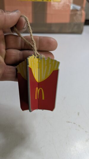 FIGURA MCDONALD'S BOLA DE NATAL (MCDONALD'S CHRISTMAS BAUBLE) – 22 GRAMAS - USADO (UK) PREÇO DO FRETE NA DESCRIÇÃO