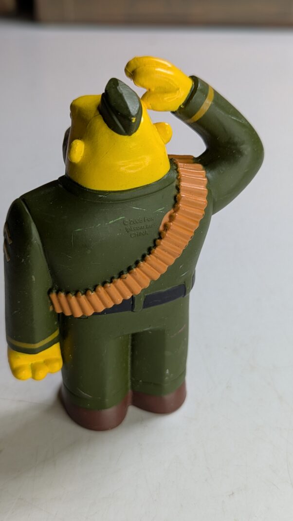 FIGURA DE 2005 SIMPSONS CORPORAL PUNISHMENT FOX – 78 GRAMAS – #4 USADO (UK) PREÇO DO FRETE NA DESCRIÇÃO - Imagem 5