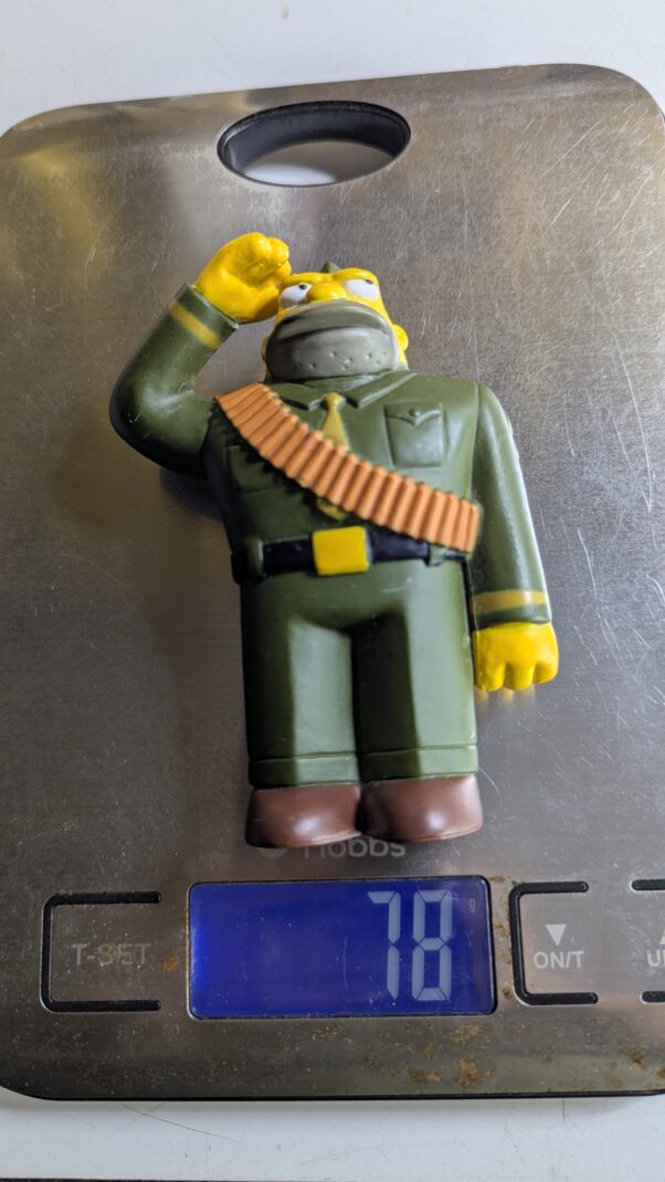 FIGURA DE 2005 SIMPSONS CORPORAL PUNISHMENT FOX – 78 GRAMAS – #4 USADO (UK) PREÇO DO FRETE NA DESCRIÇÃO - Imagem 8