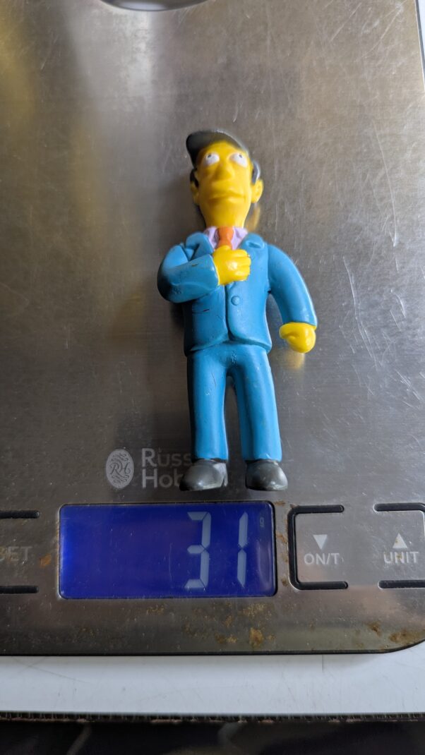 FIGURA DE 2005 SIMPSONS DIRETOR SKINNER (PRINCIPAL SKINNER) FOX – 31 GRAMAS – #4 USADO (UK) PREÇO DO FRETE NA DESCRIÇÃO - Imagem 8