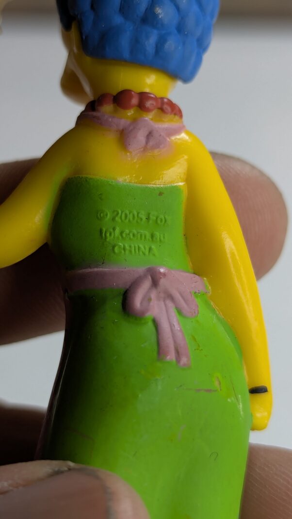 FIGURA DE 2005 SIMPSONS MARGE ( MARGE SIMPSON PANCAKES) FOX – 32 GRAMAS – #4 USADO (UK) PREÇO DO FRETE NA DESCRIÇÃO - Imagem 8