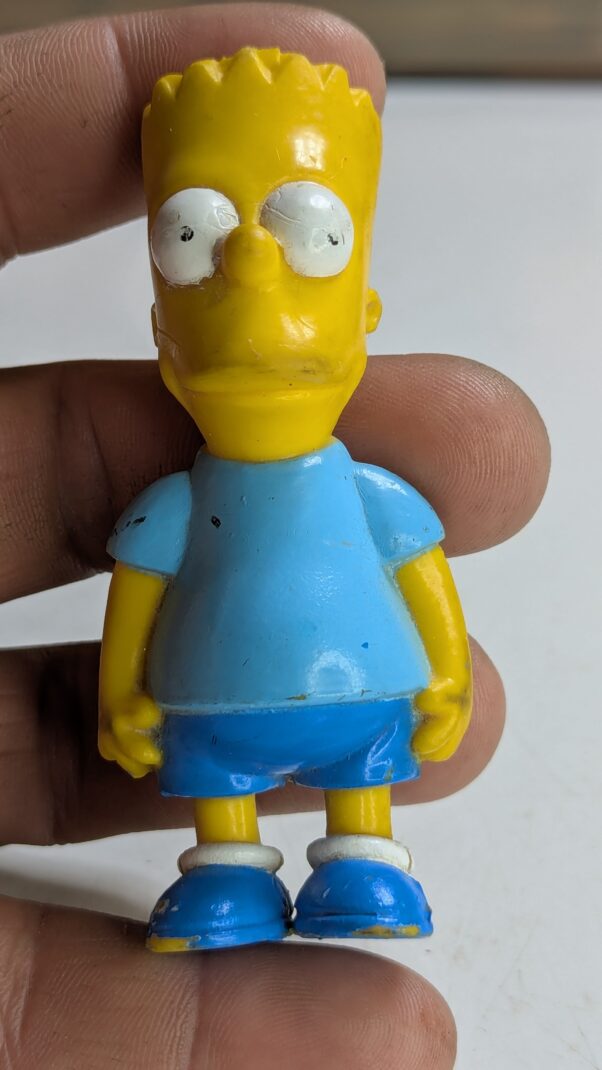 FIGURA DE 1990 BART SIMPSONS - MATT GROENING 20th CENTURY FOX – 36 GRAMAS – #4 USADO (UK) PREÇO DO FRETE NA DESCRIÇÃO - Imagem 3