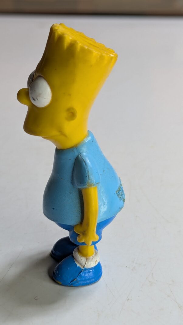 FIGURA DE 1990 BART SIMPSONS - MATT GROENING 20th CENTURY FOX – 36 GRAMAS – #4 USADO (UK) PREÇO DO FRETE NA DESCRIÇÃO - Imagem 4