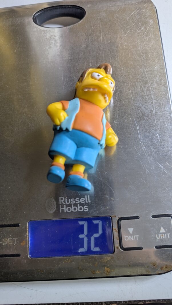 FIGURA DE 2005 NELSON MUNTZ SIMPSONS FOX – 32 GRAMAS – #4 USADO (UK) PREÇO DO FRETE NA DESCRIÇÃO - Imagem 9