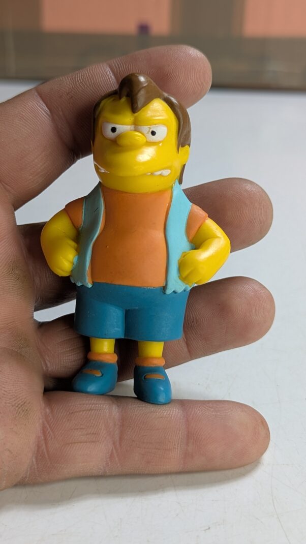 FIGURA DE 2005 NELSON MUNTZ SIMPSONS FOX – 32 GRAMAS – #4 USADO (UK) PREÇO DO FRETE NA DESCRIÇÃO - Imagem 3