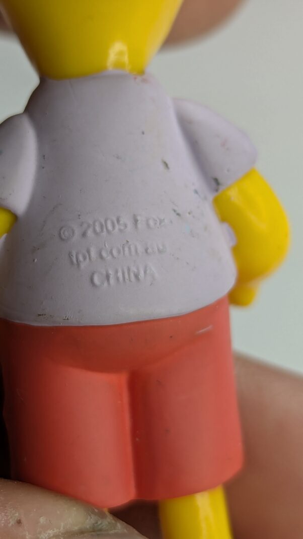 FIGURA DE 2005 MILHOUSE VAN HOUTEN SIMPSONS FOX – 22 GRAMAS – #4 USADO (UK) PREÇO DO FRETE NA DESCRIÇÃO - Imagem 6