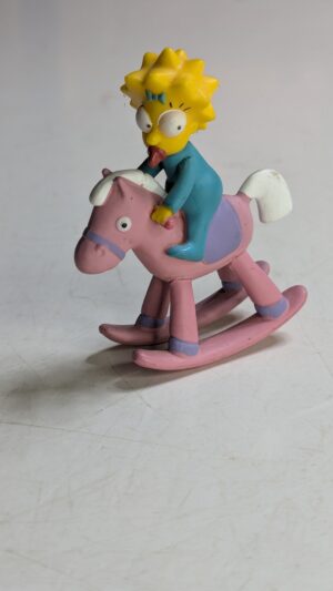 FIGURA DE 2005 MAGGIE SIMPSONS ROCKING HORSE FOX – 15 GRAMAS – #4 USADO (UK) PREÇO DO FRETE NA DESCRIÇÃO